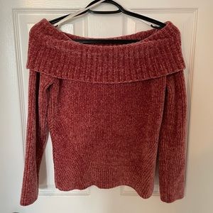 Off shoulder sweater